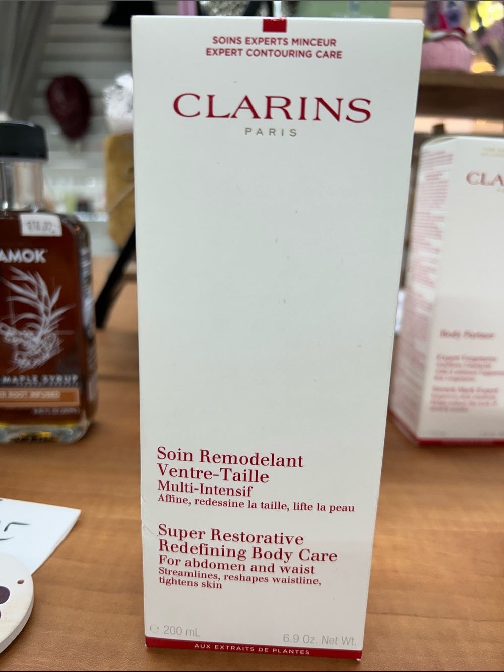 Clarins Super Restorative Redefining Body Care - White and Red